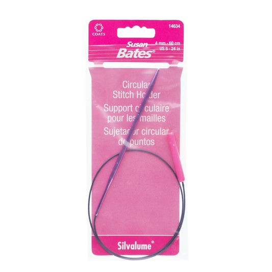 Susan Bates Silvalume Circular Stitch Holder - Clearance Items