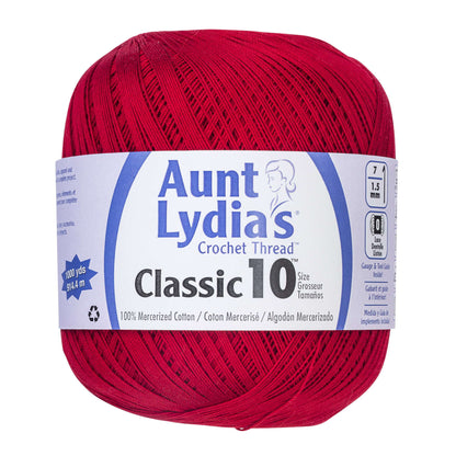 Aunt Lydia's Classic Crochet Thread (Large) Size 10