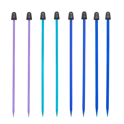 Susan Bates Crystalites Set of 4, 10" Knitting Needles