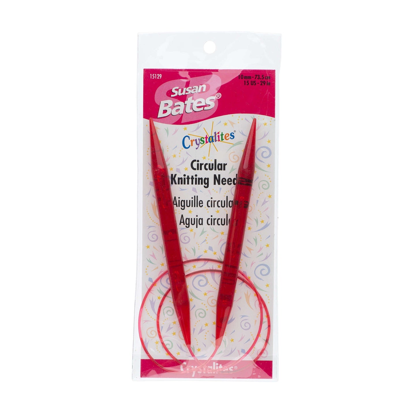 Susan Bates Crystalites 29" Circular Knitting Needles - Clearance Items*