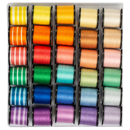 Anchor Embroidery Floss on Spools, 30 Pack