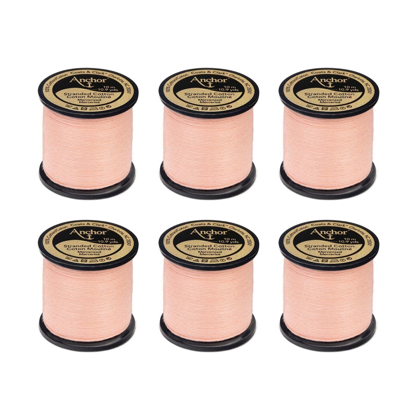 Anchor Spooled Floss 10 Meters (6 Pack) - Clearance shades