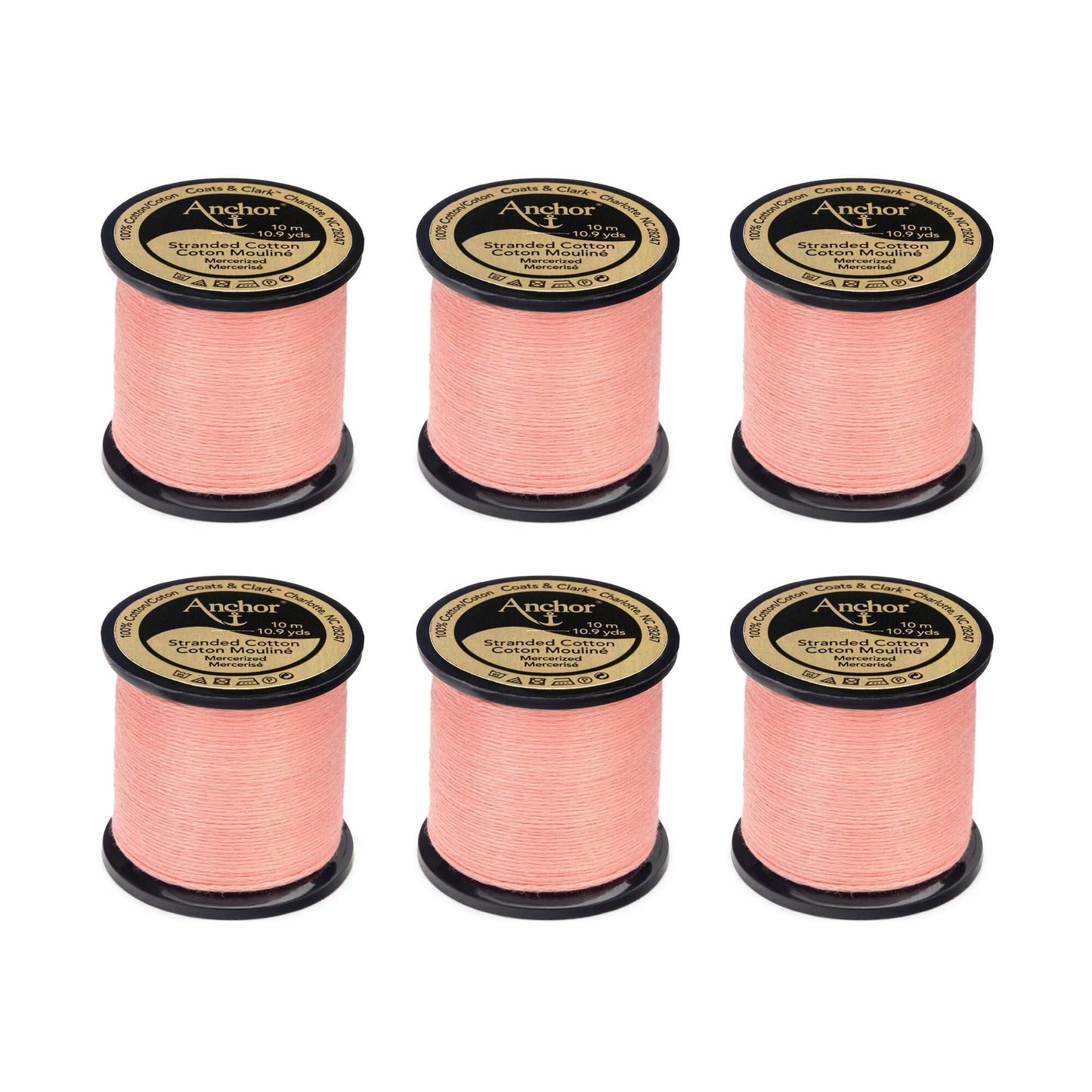Anchor Spooled Floss 10 Meters (6 Pack) - Clearance shades