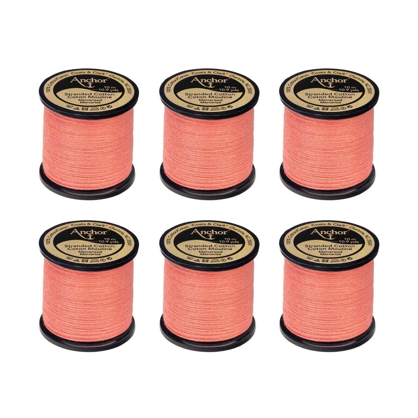 Anchor Spooled Floss 10 Meters (6 Pack) - Clearance shades