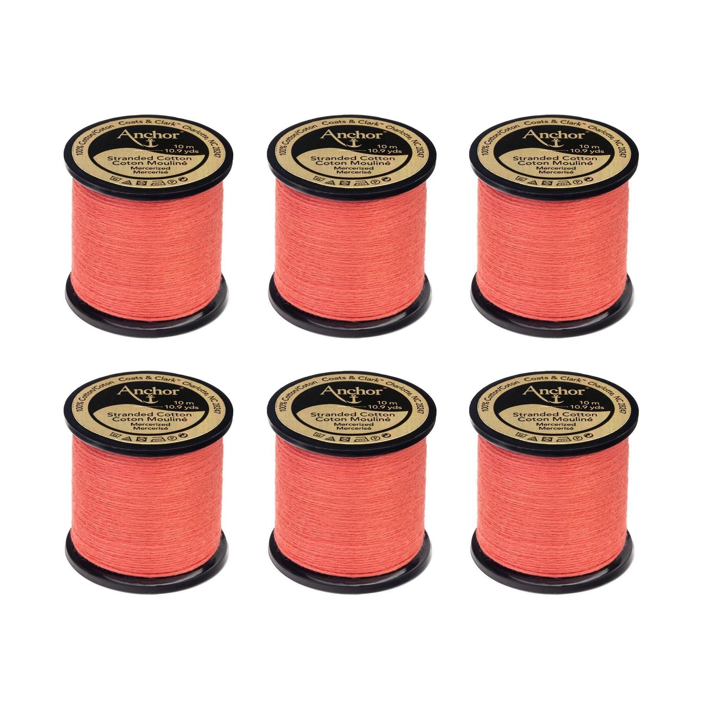 Anchor Spooled Floss 10 Meters (6 Pack) - Clearance shades