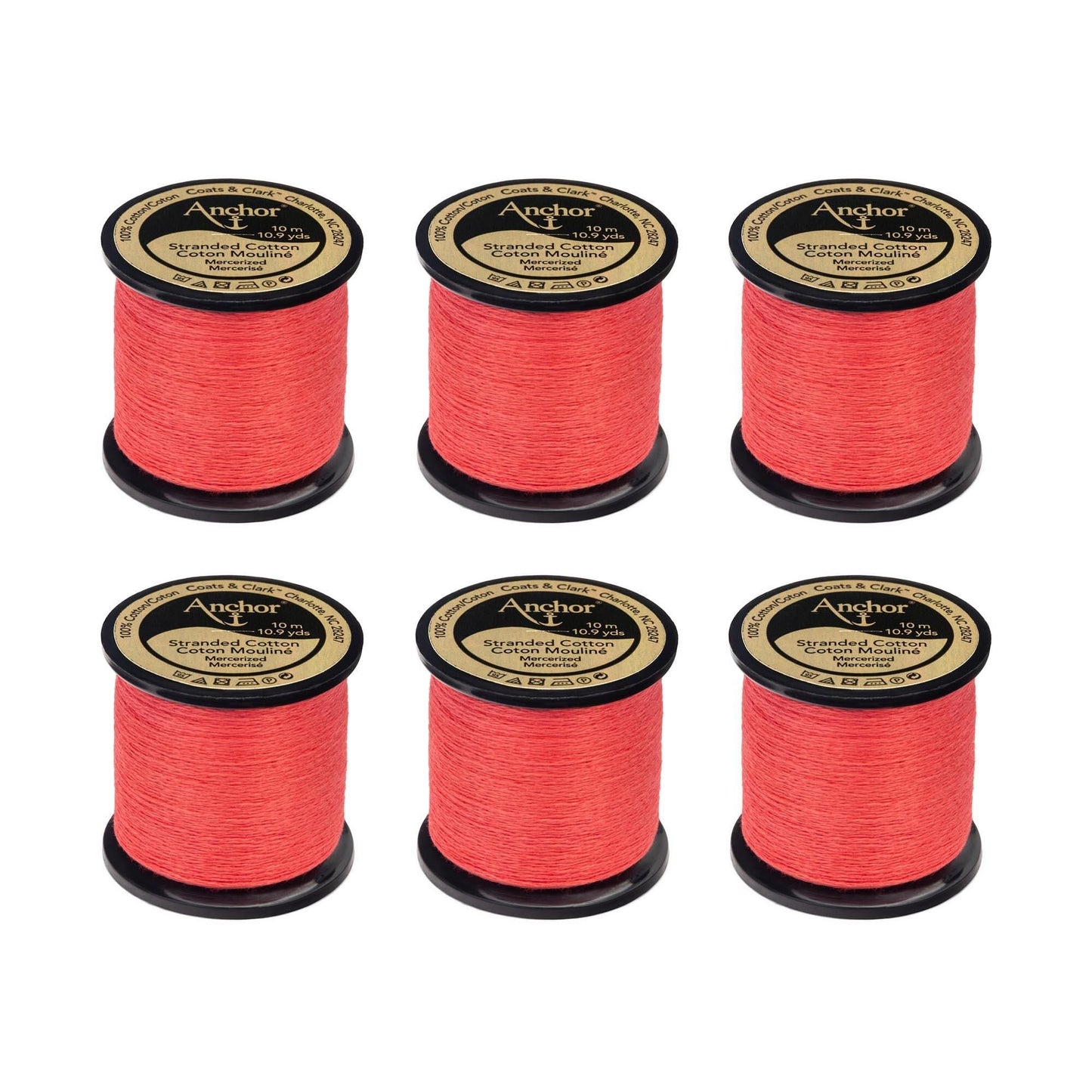 Anchor Spooled Floss 10 Meters (6 Pack) - Clearance shades