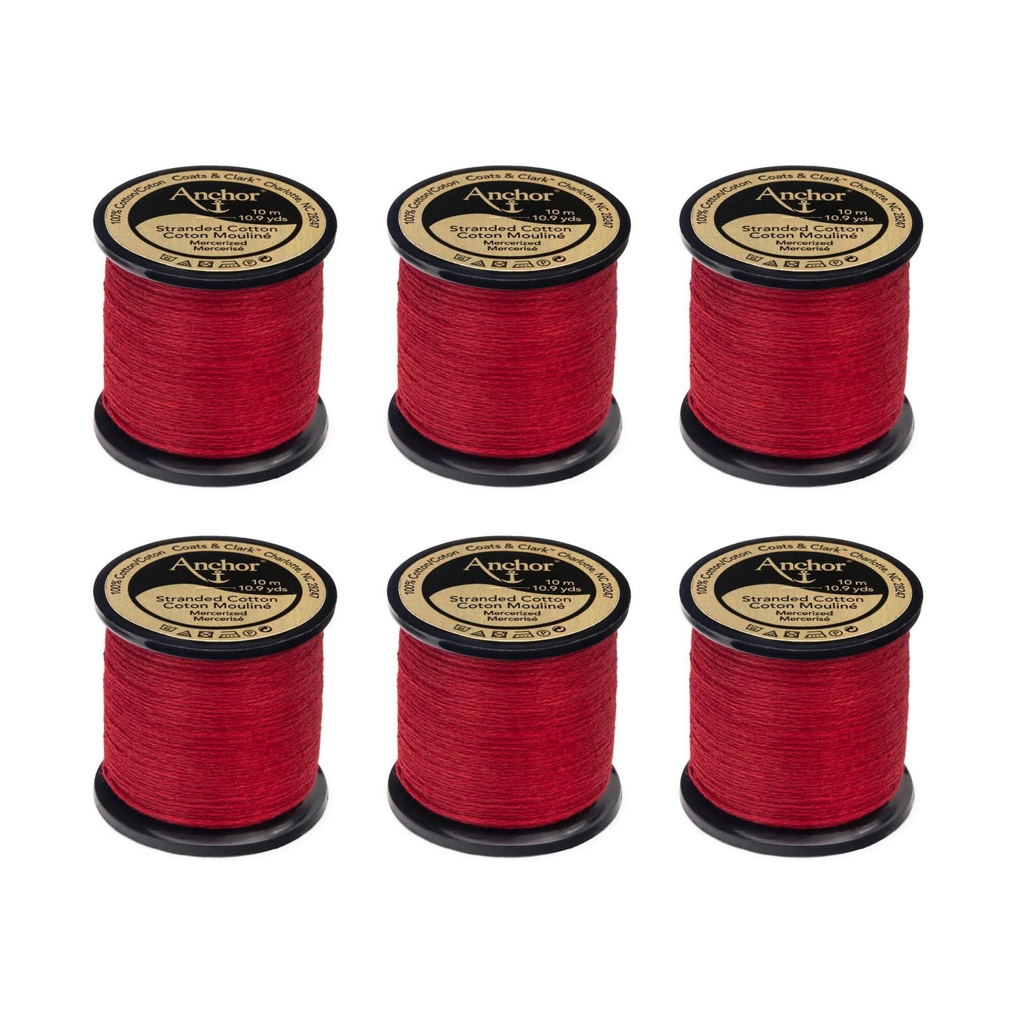 Anchor Spooled Floss 10 Meters (6 Pack) - Clearance shades