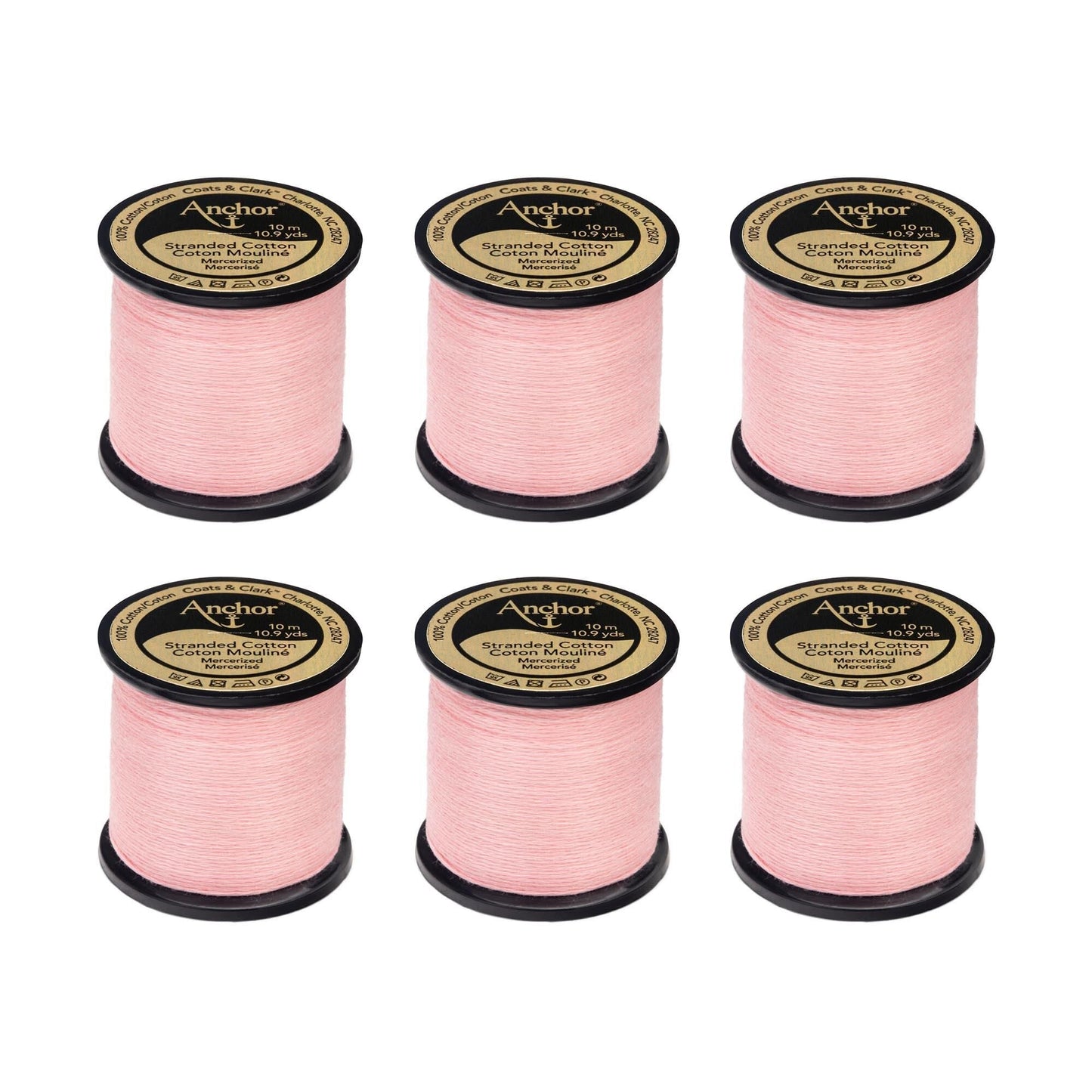 Anchor Spooled Floss 10 Meters (6 Pack) - Clearance shades