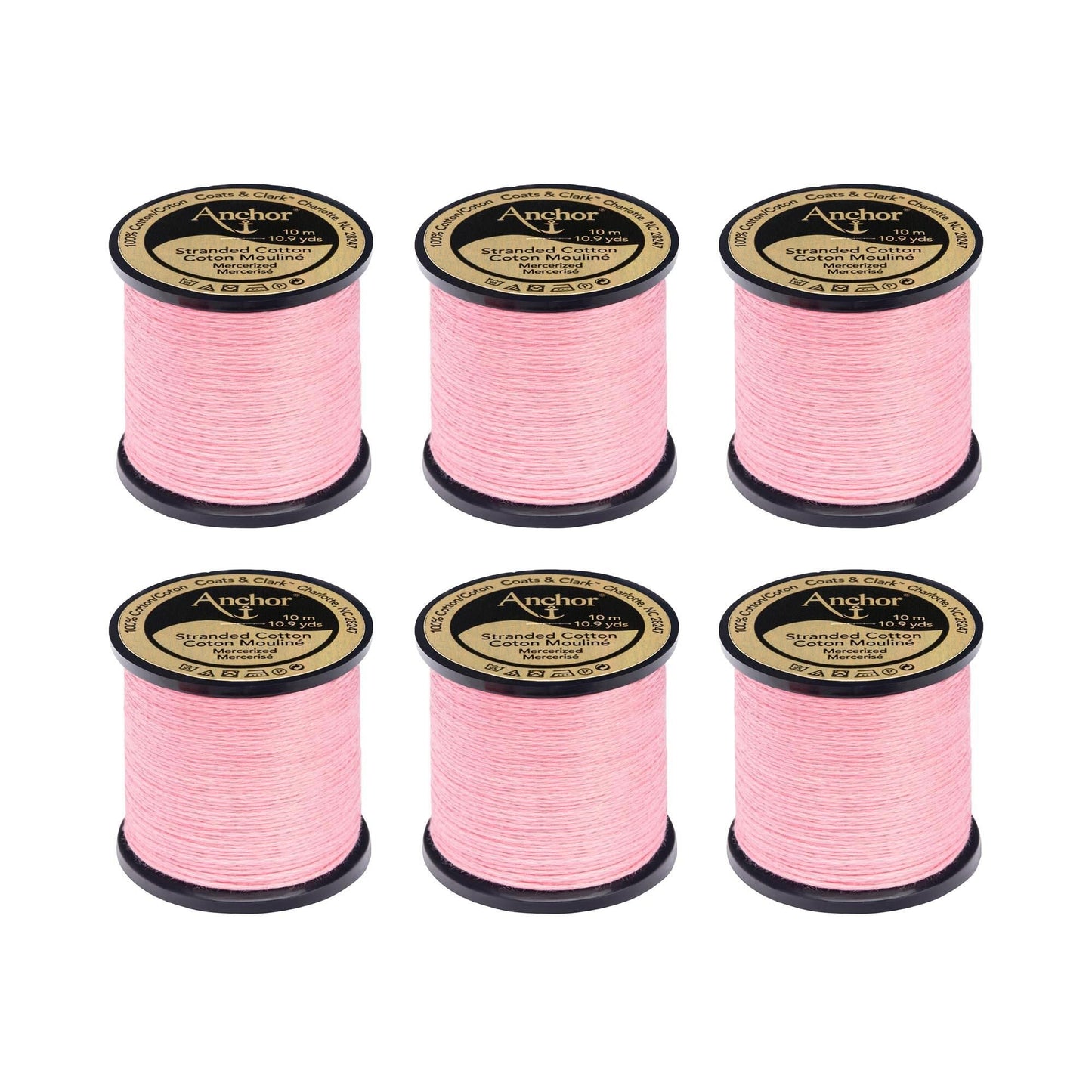 Anchor Spooled Floss 10 Meters (6 Pack) - Clearance shades