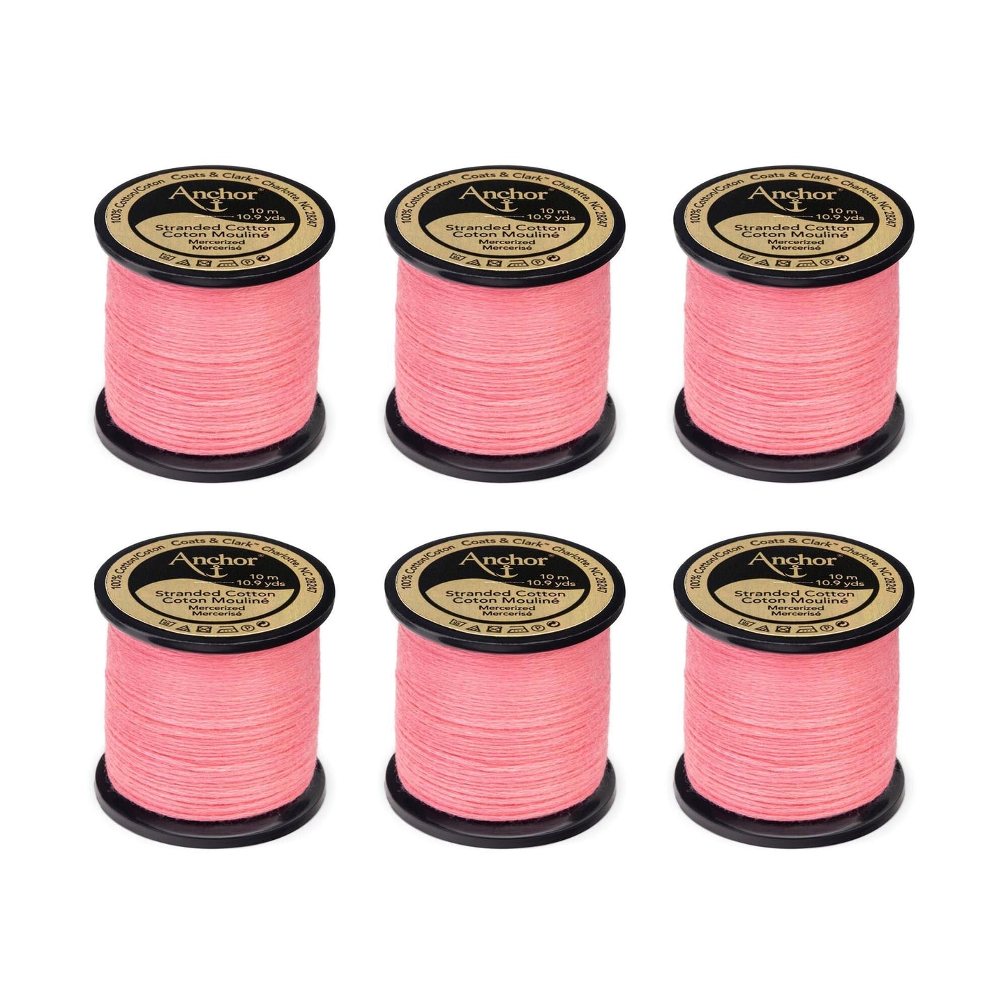 Anchor Spooled Floss 10 Meters (6 Pack) - Clearance shades