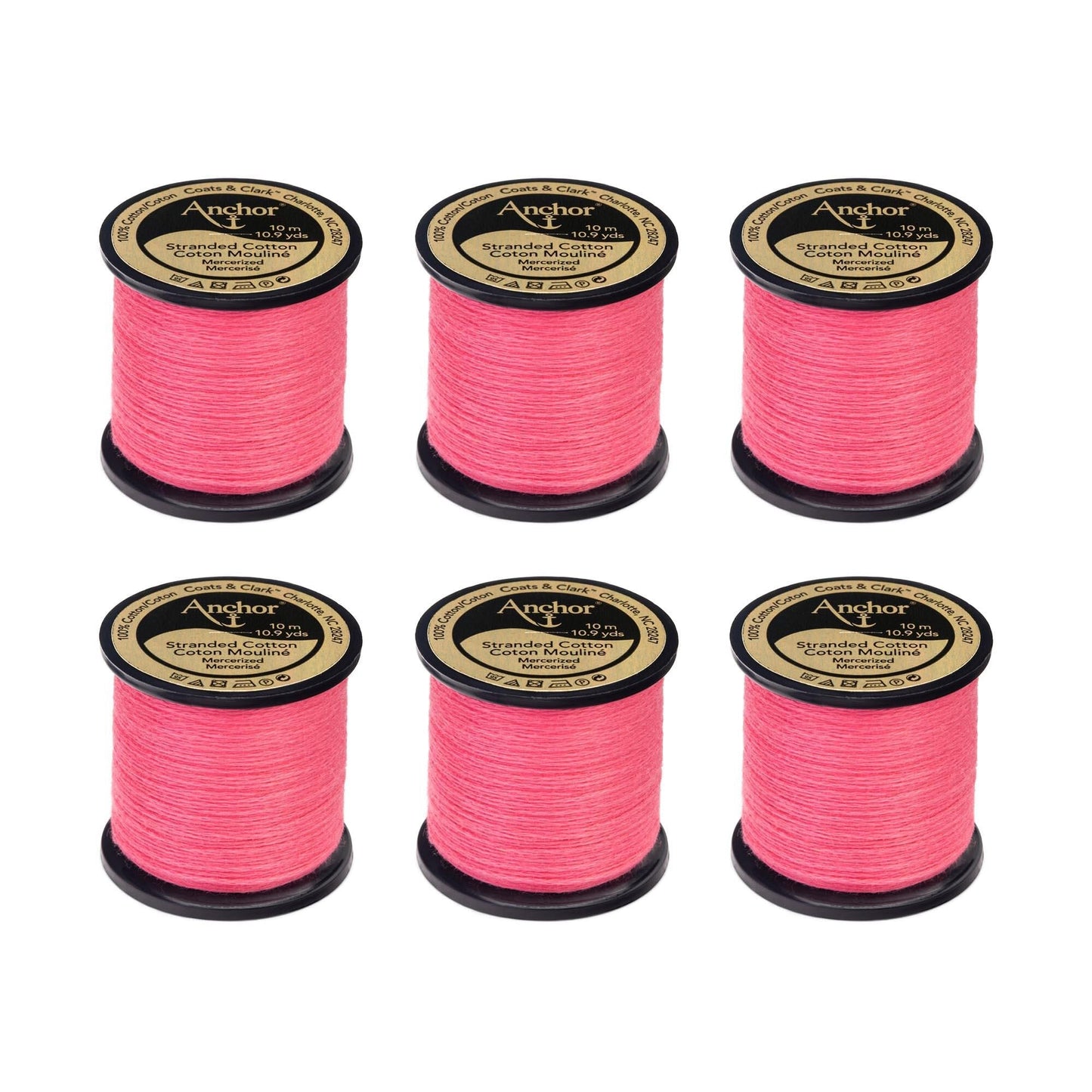 Anchor Spooled Floss 10 Meters (6 Pack) - Clearance shades