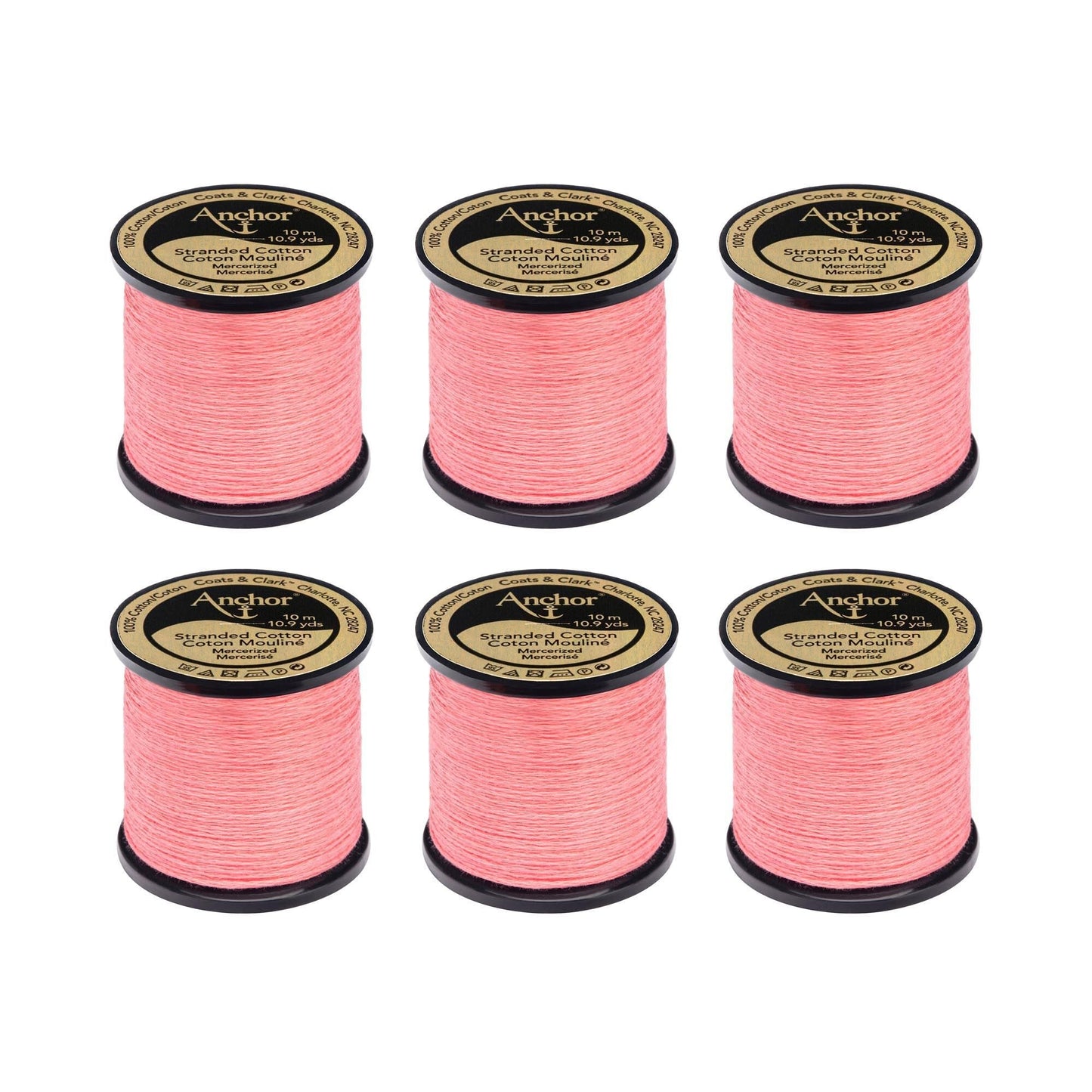 Anchor Spooled Floss 10 Meters (6 Pack) - Clearance shades