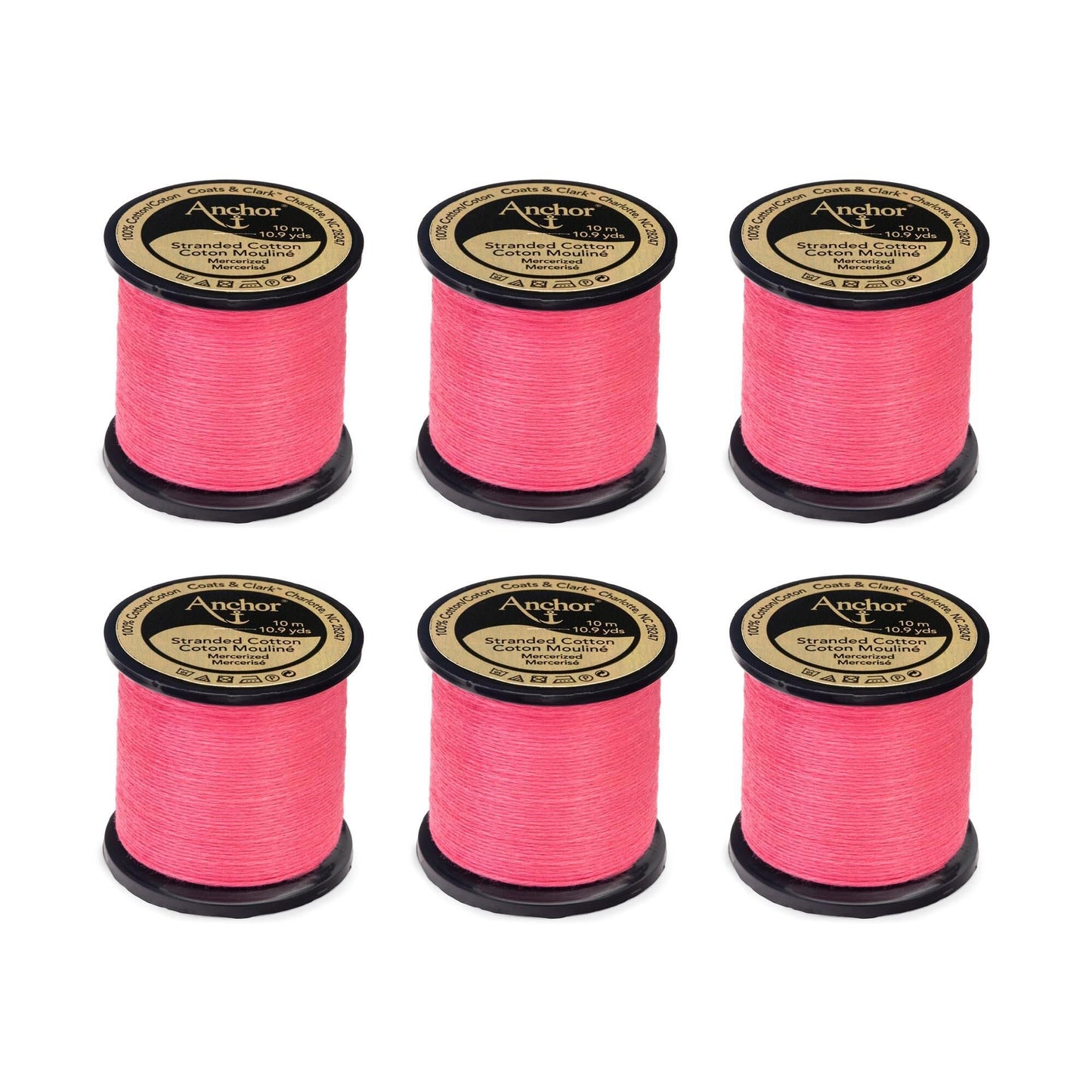 Anchor Spooled Floss 10 Meters (6 Pack) - Clearance shades