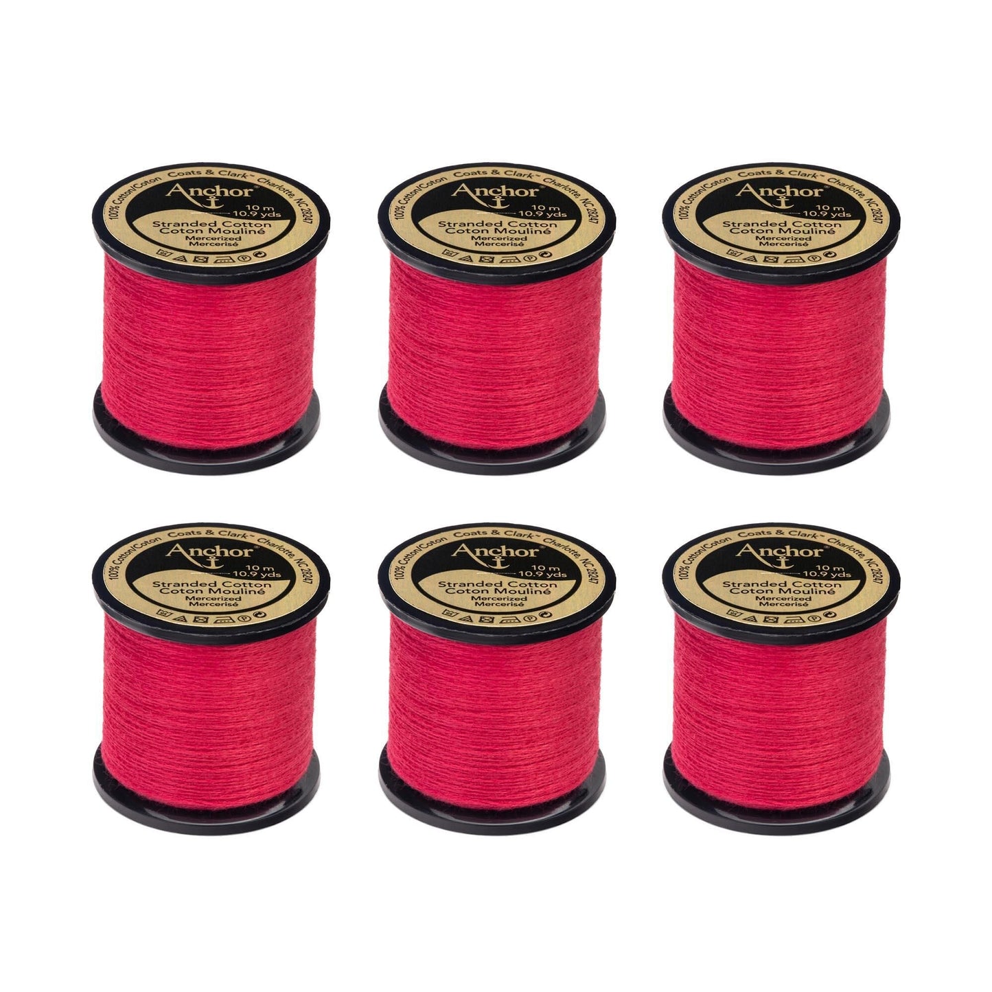 Anchor Spooled Floss 10 Meters (6 Pack) - Clearance shades