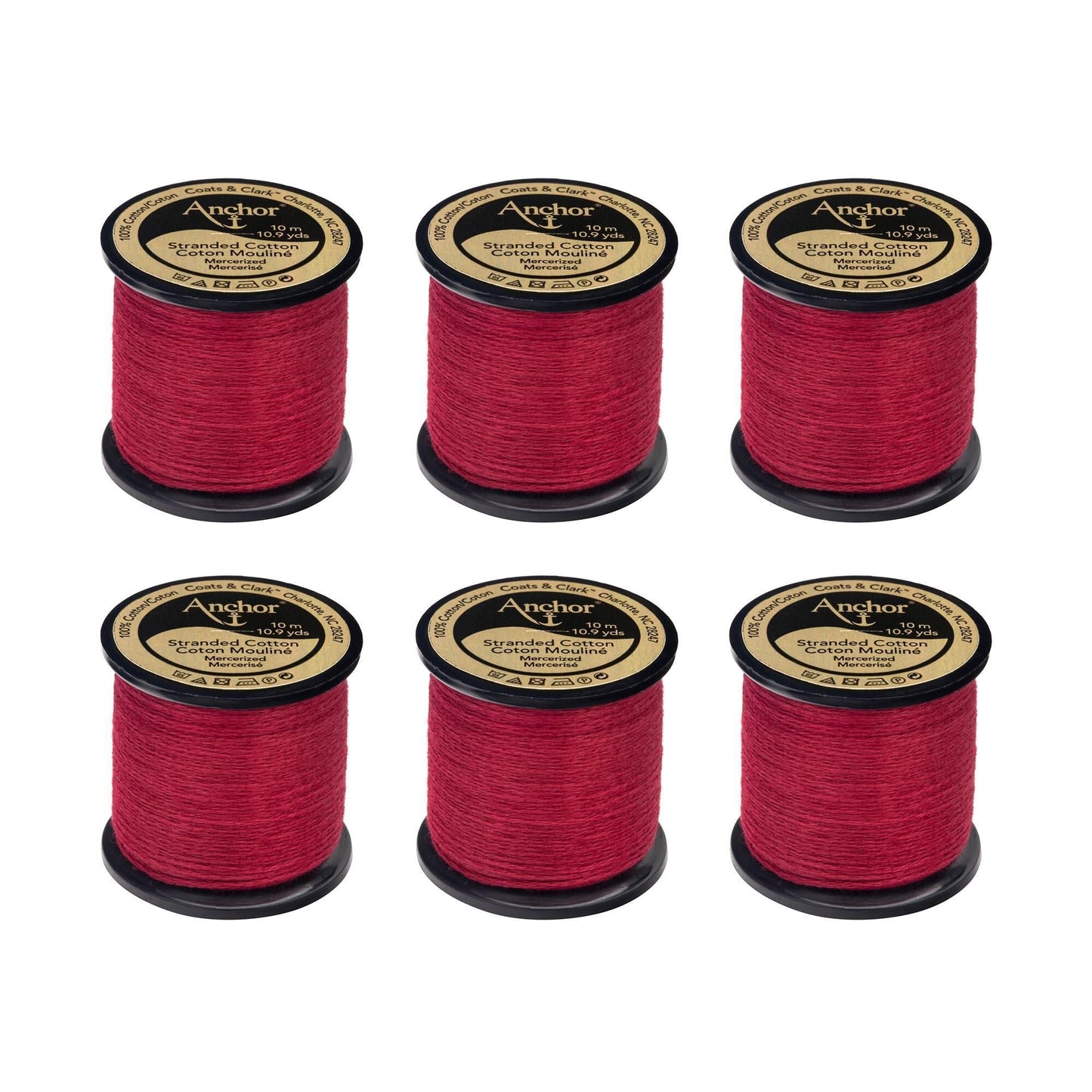 Anchor Spooled Floss 10 Meters (6 Pack) - Clearance shades