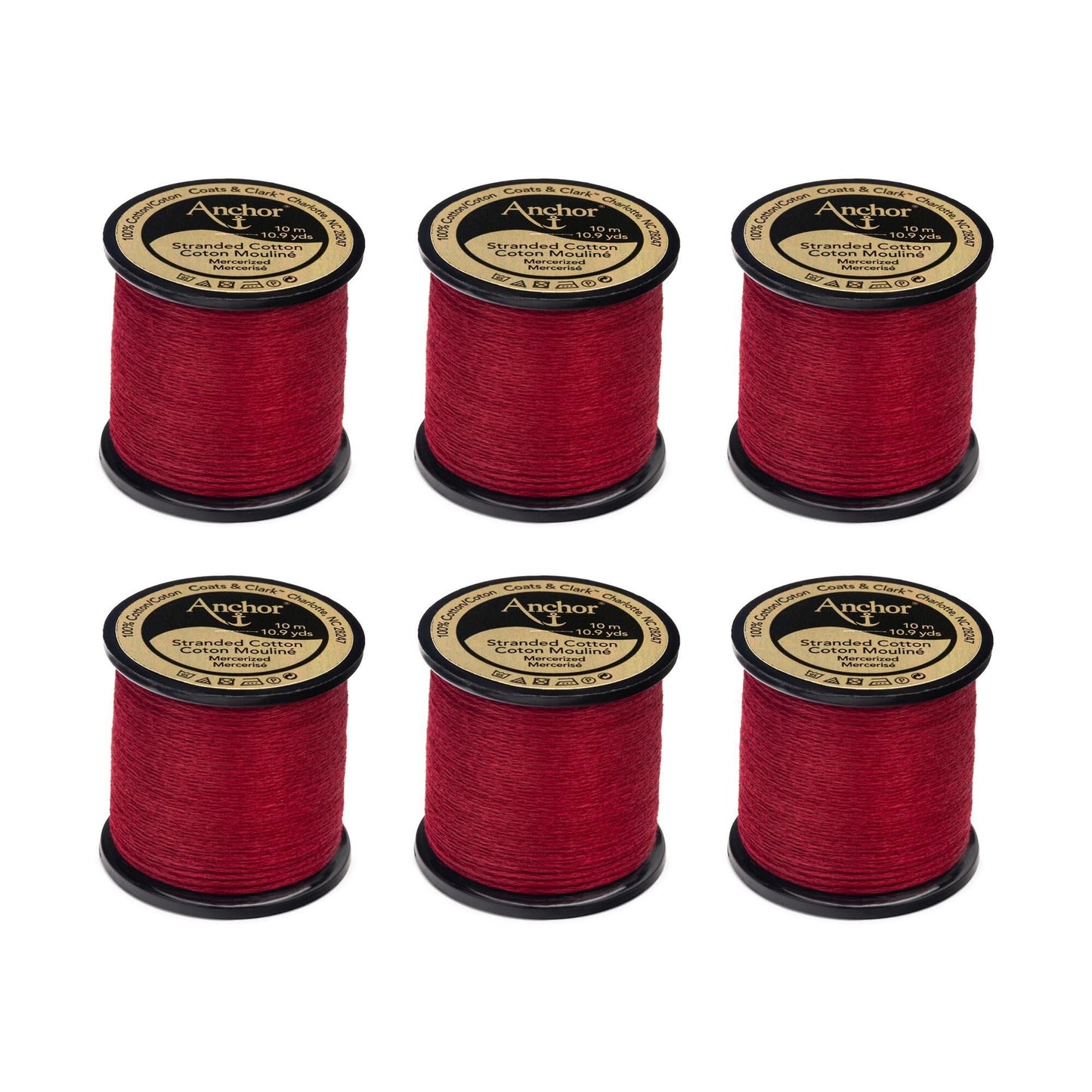 Anchor Spooled Floss 10 Meters (6 Pack) - Clearance shades