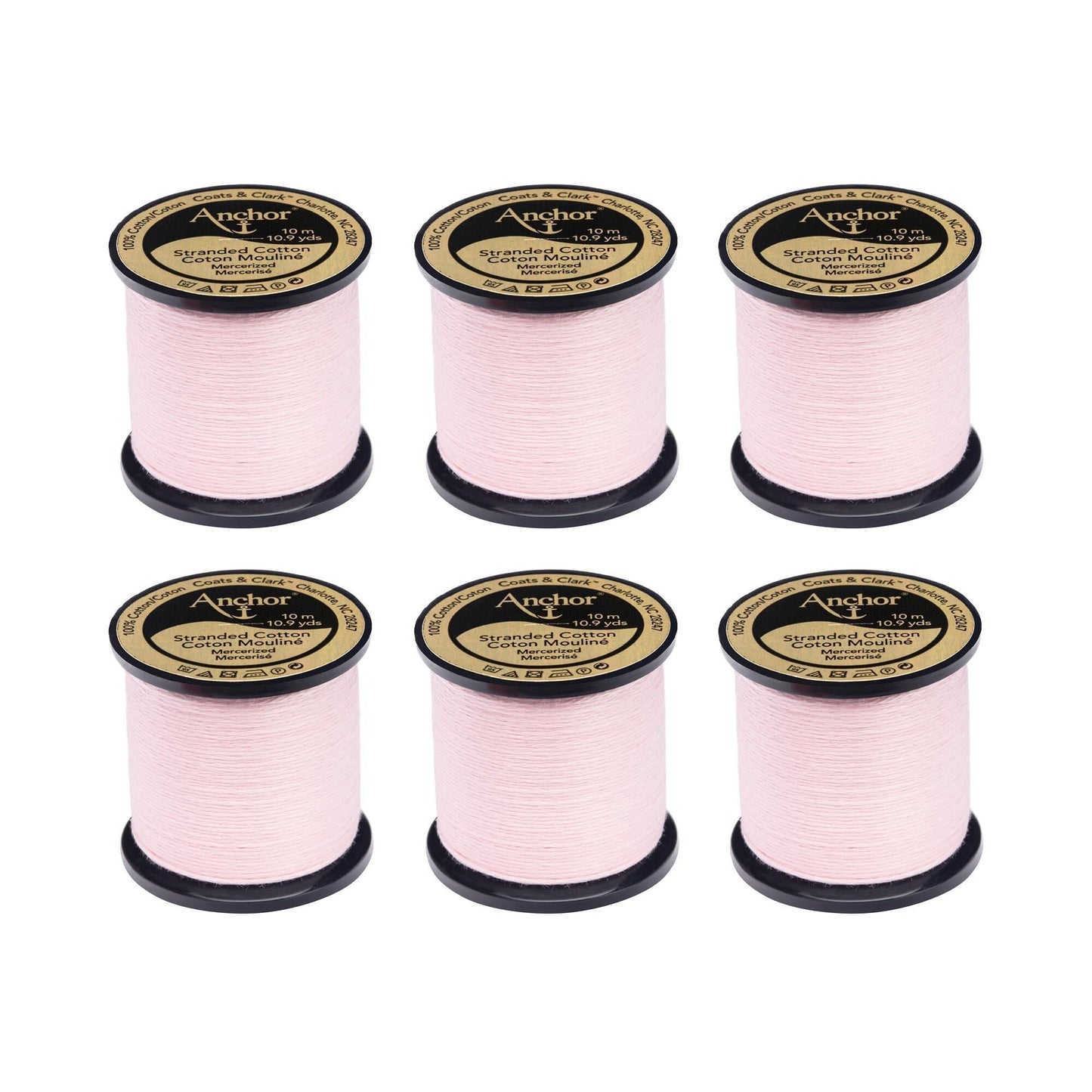 Anchor Spooled Floss 10 Meters (6 Pack) - Clearance shades