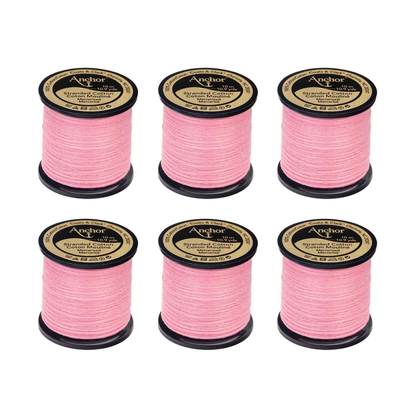 Anchor Spooled Floss 10 Meters (6 Pack) - Clearance shades