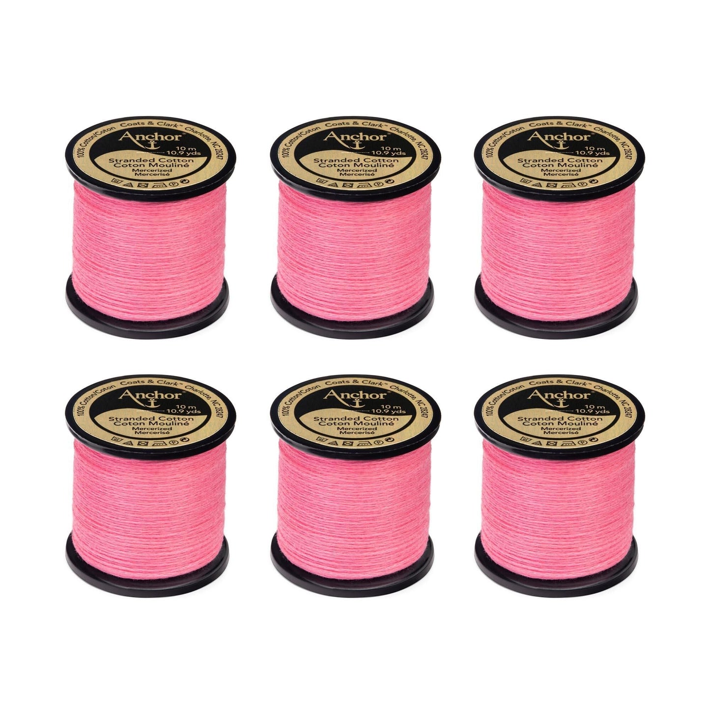 Anchor Spooled Floss 10 Meters (6 Pack) - Clearance shades