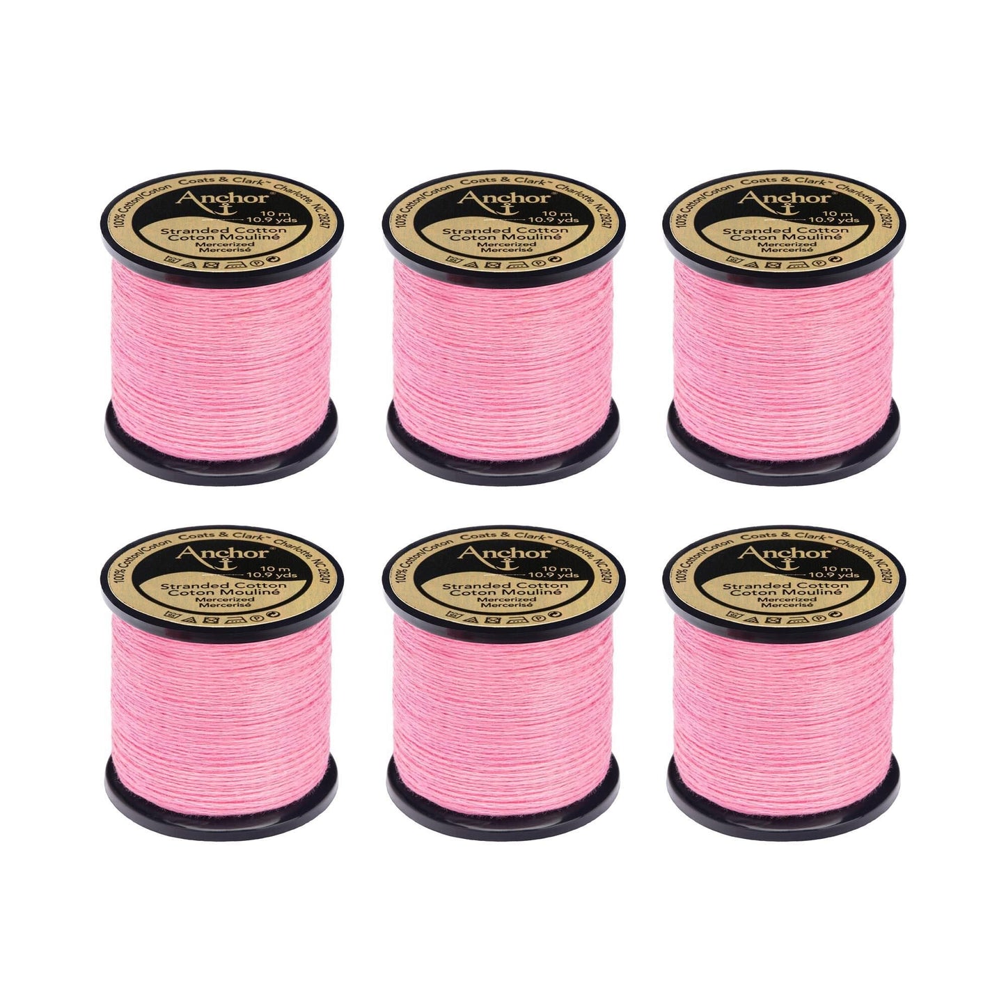 Anchor Spooled Floss 10 Meters (6 Pack) - Clearance shades