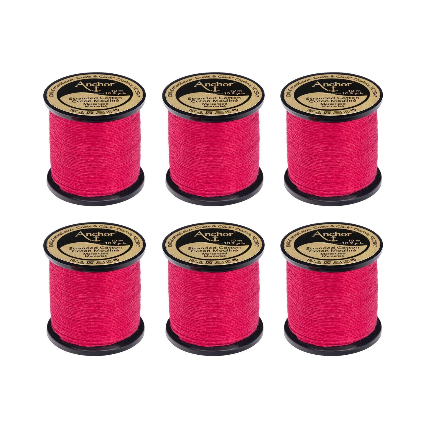 Anchor Spooled Floss 10 Meters (6 Pack) - Clearance shades
