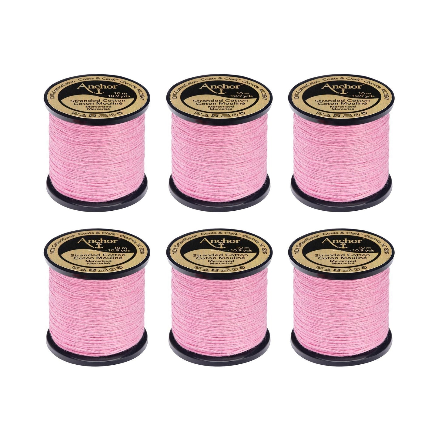 Anchor Spooled Floss 10 Meters (6 Pack) - Clearance shades