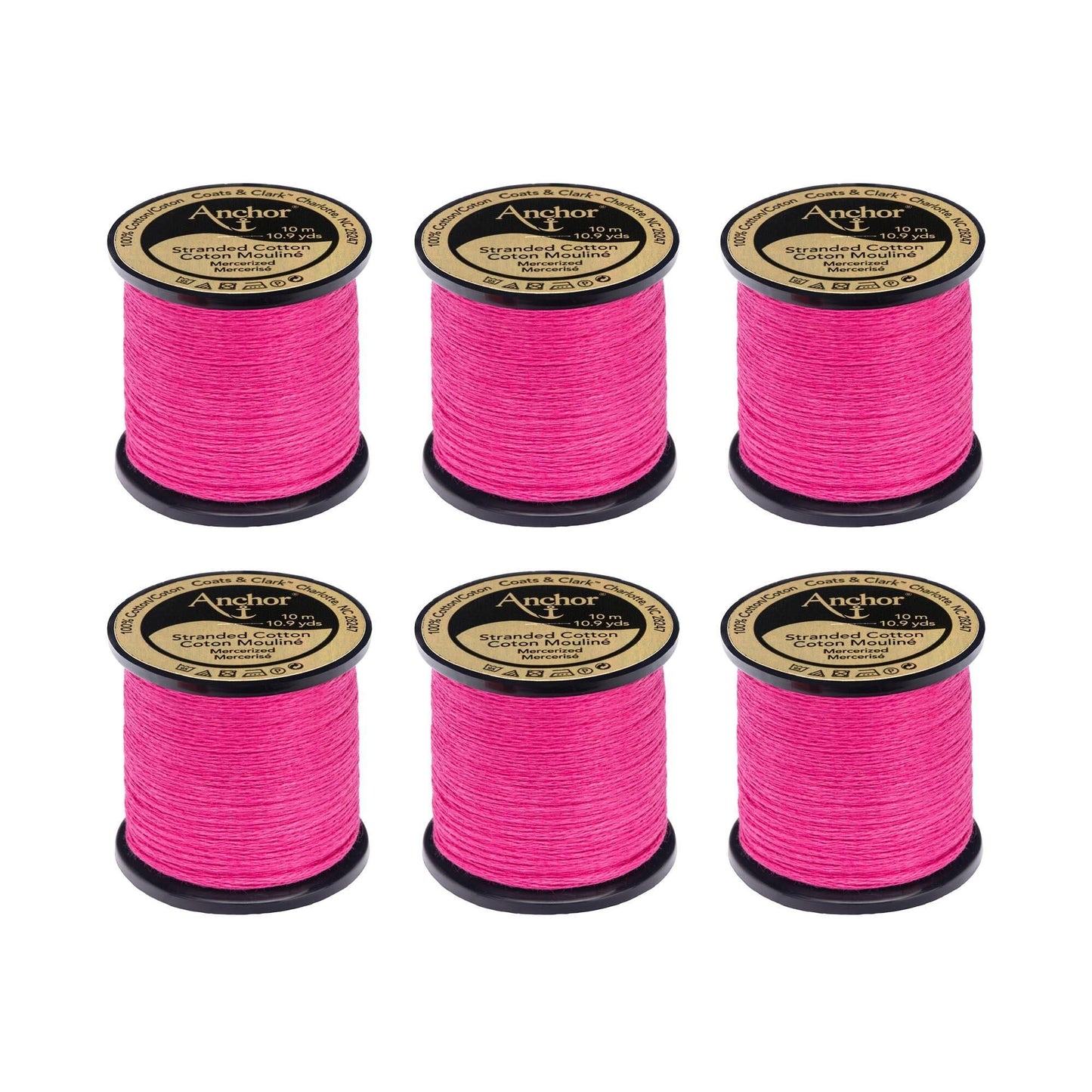 Anchor Spooled Floss 10 Meters (6 Pack) - Clearance shades