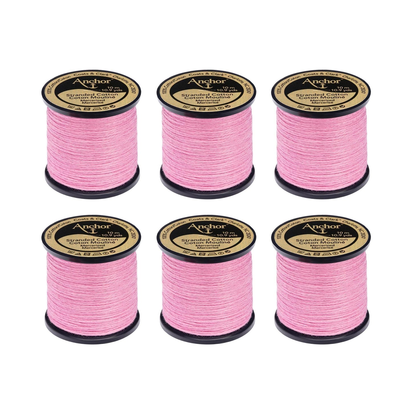 Anchor Spooled Floss 10 Meters (6 Pack) - Clearance shades