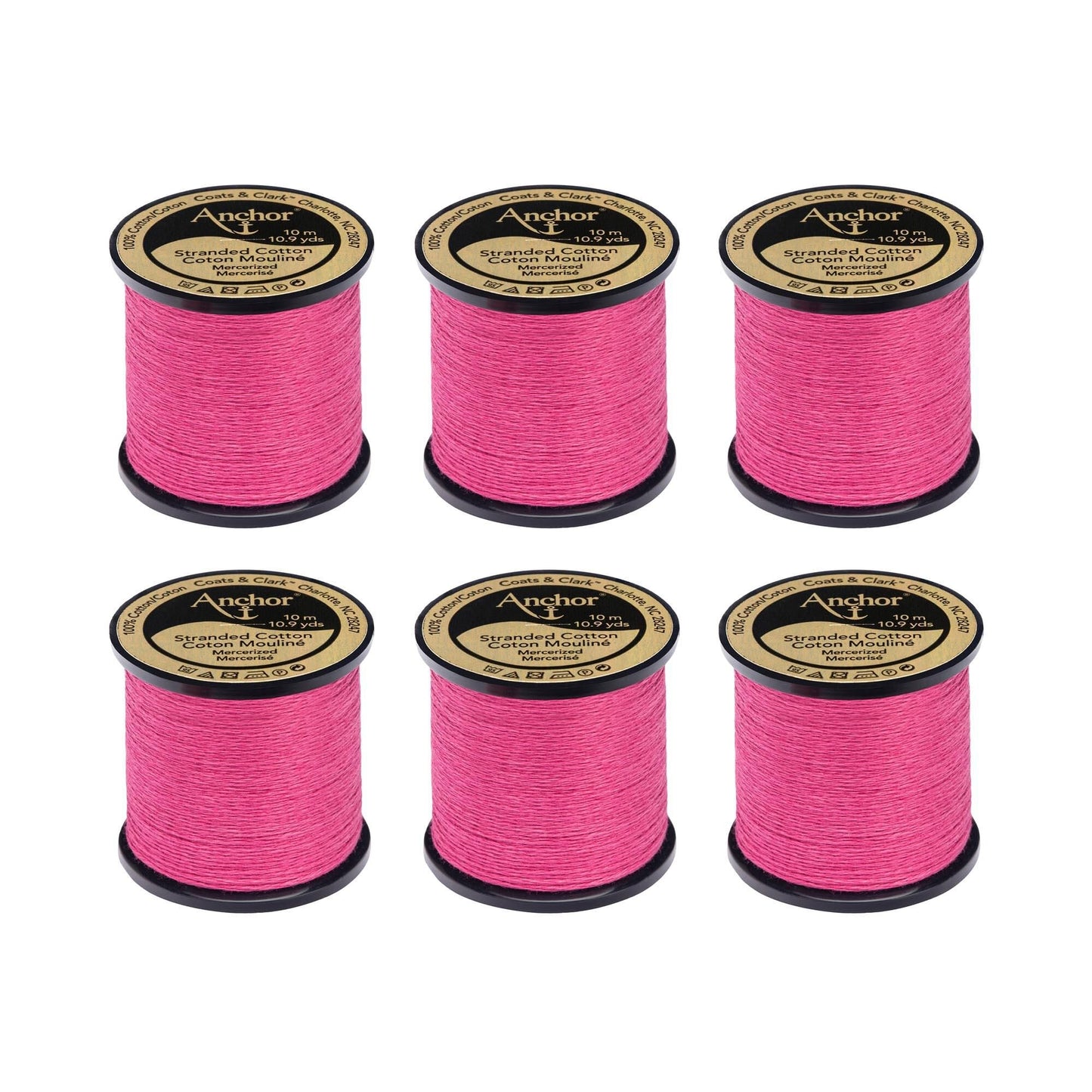 Anchor Spooled Floss 10 Meters (6 Pack) - Clearance shades