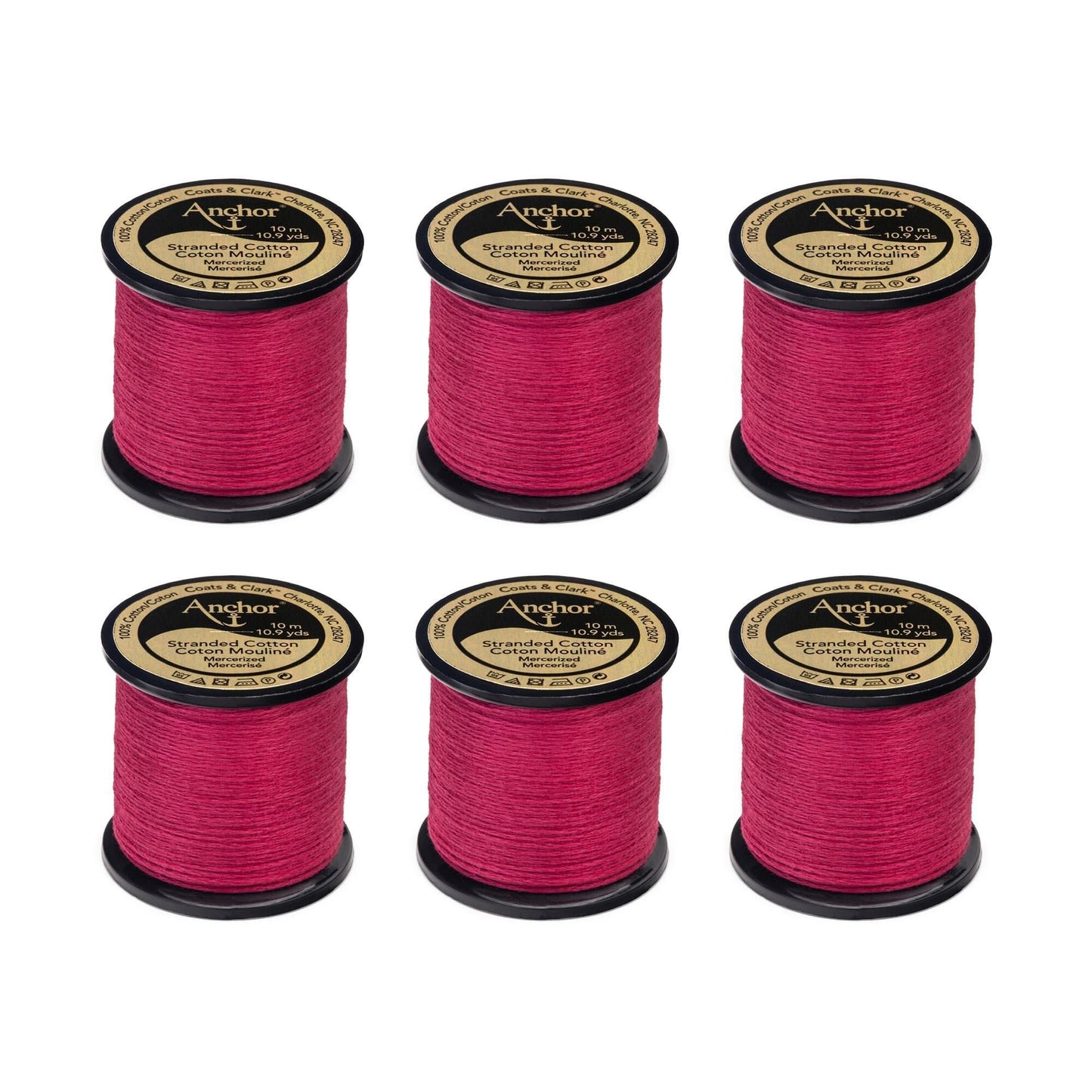 Anchor Spooled Floss 10 Meters (6 Pack) - Clearance shades
