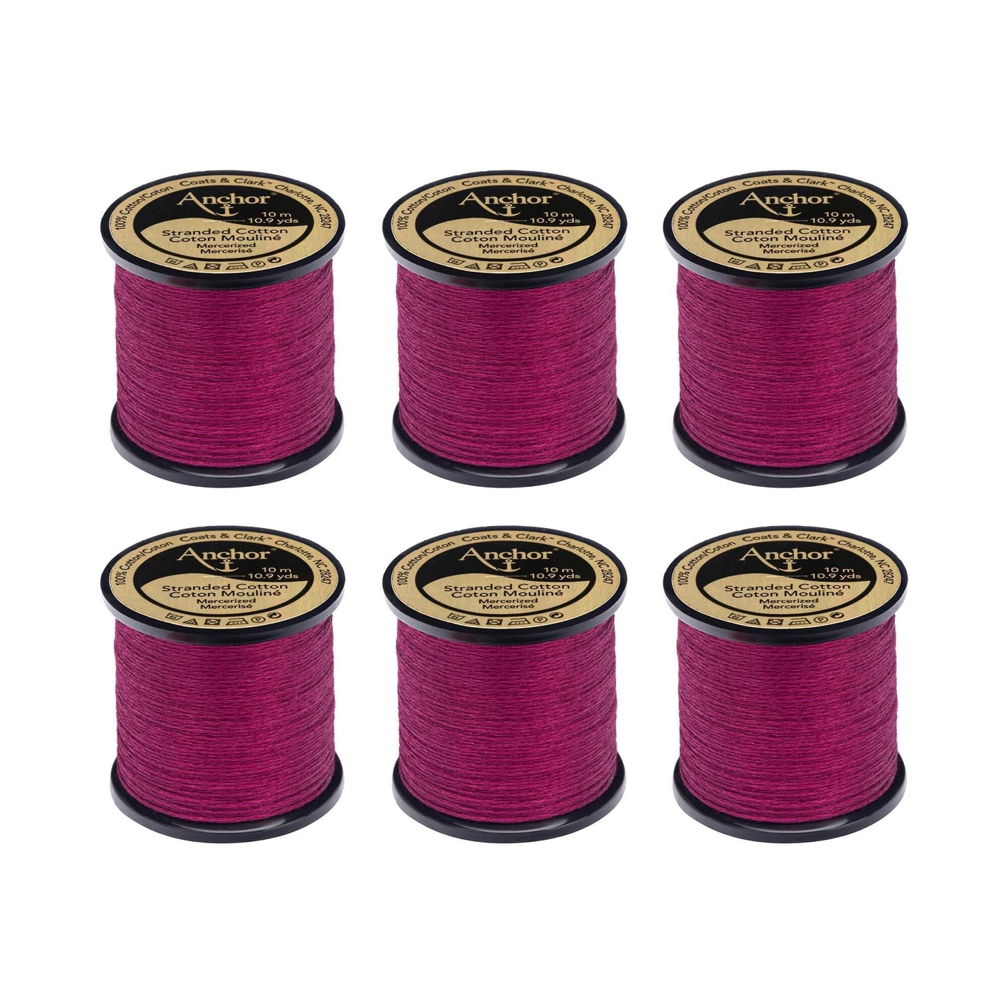 Anchor Spooled Floss 10 Meters (6 Pack) - Clearance shades