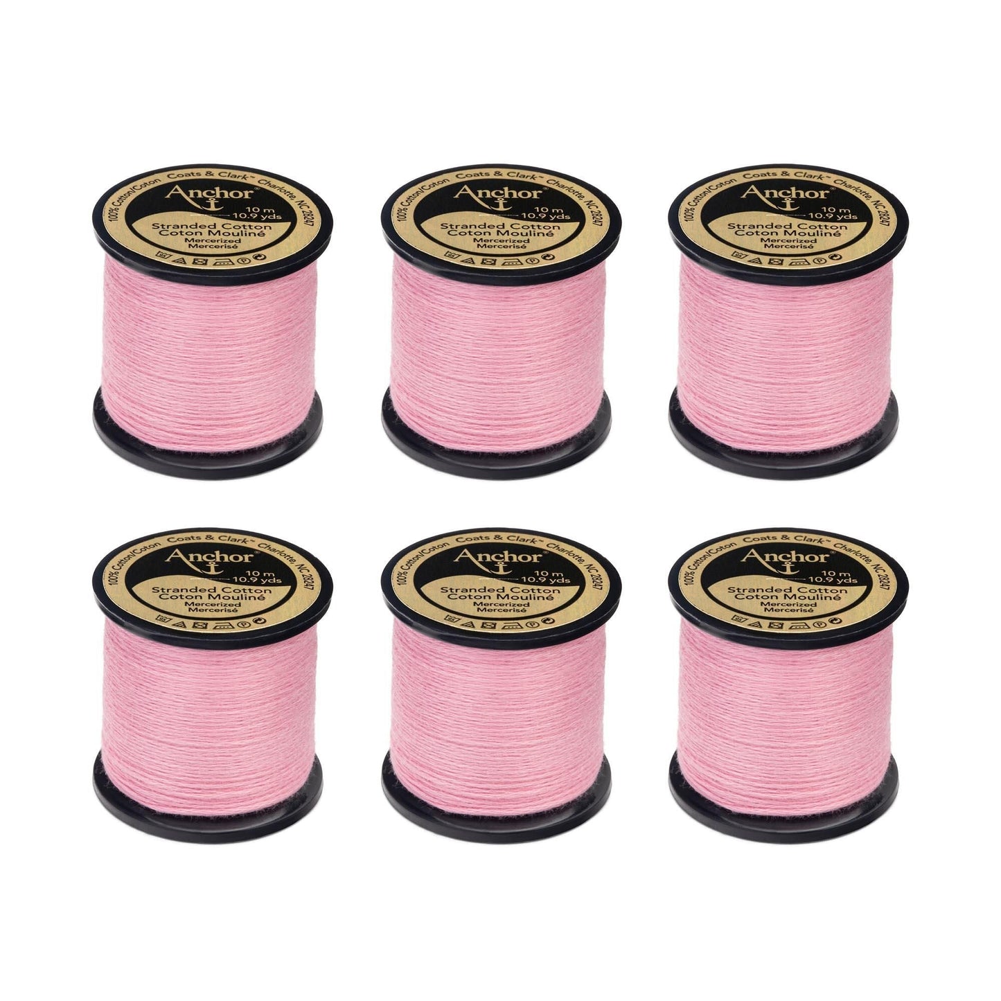 Anchor Spooled Floss 10 Meters (6 Pack) - Clearance shades