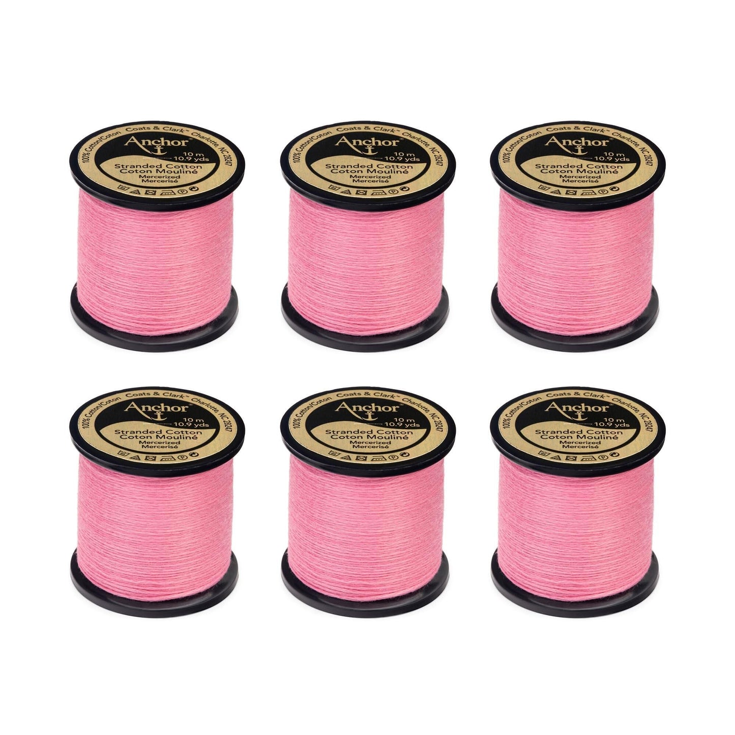 Anchor Spooled Floss 10 Meters (6 Pack) - Clearance shades
