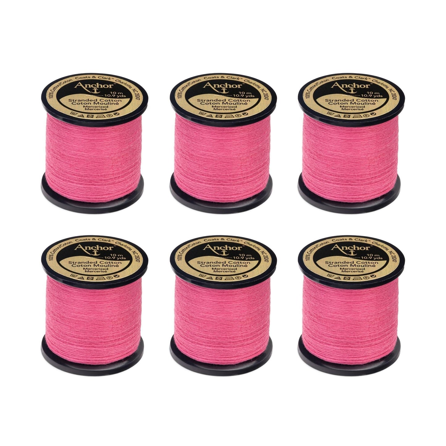 Anchor Spooled Floss 10 Meters (6 Pack) - Clearance shades