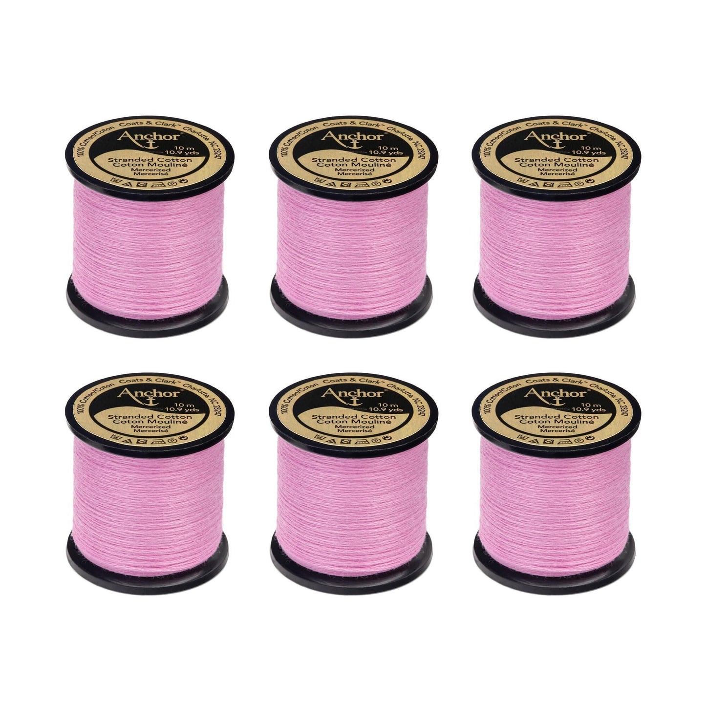 Anchor Spooled Floss 10 Meters (6 Pack) - Clearance shades