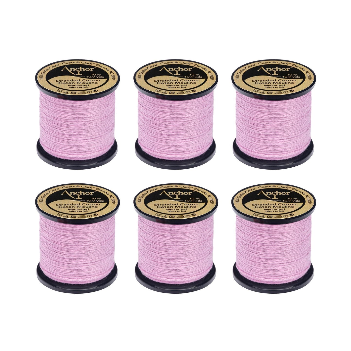 Anchor Spooled Floss 10 Meters (6 Pack) - Clearance shades