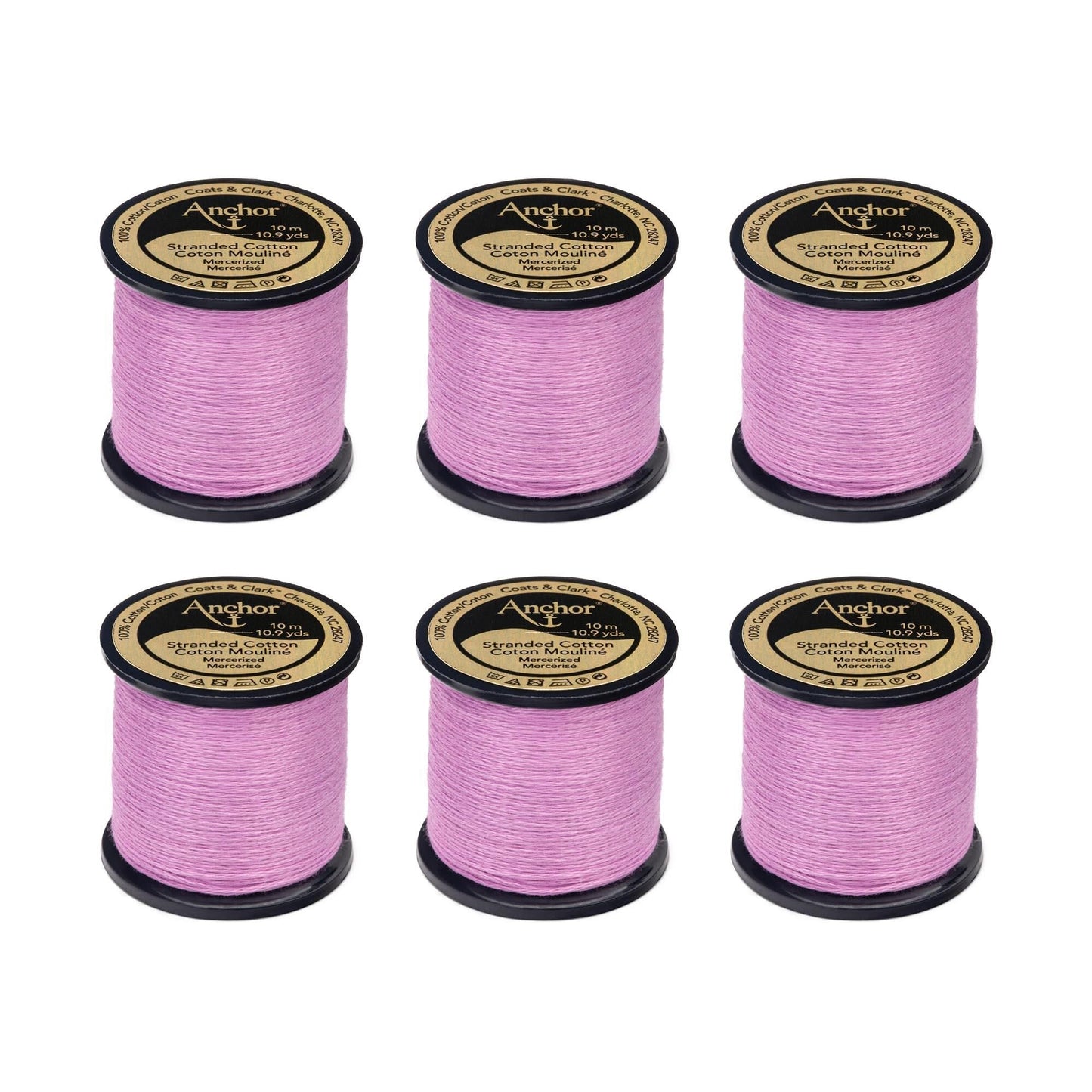Anchor Spooled Floss 10 Meters (6 Pack) - Clearance shades