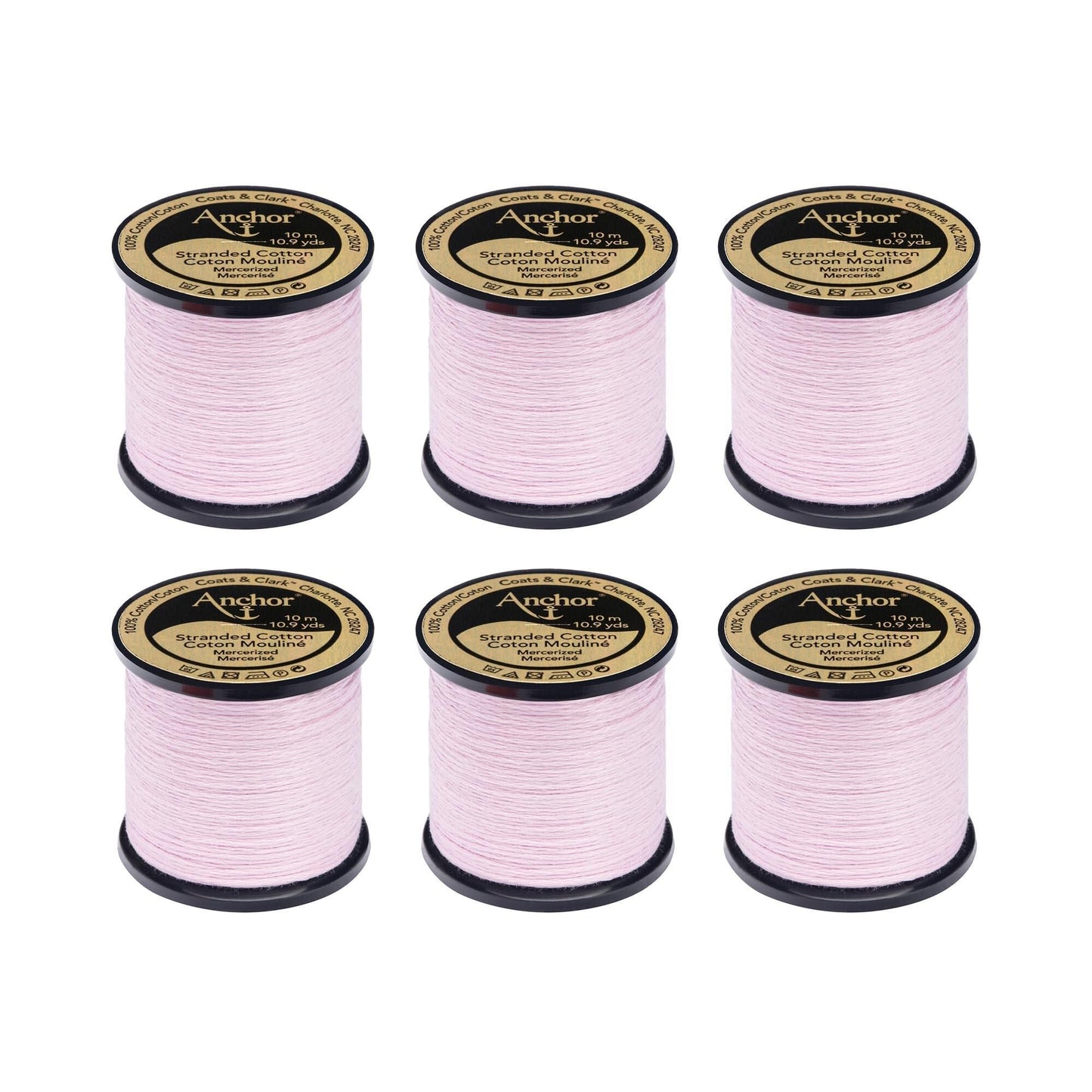Anchor Spooled Floss 10 Meters (6 Pack) - Clearance shades