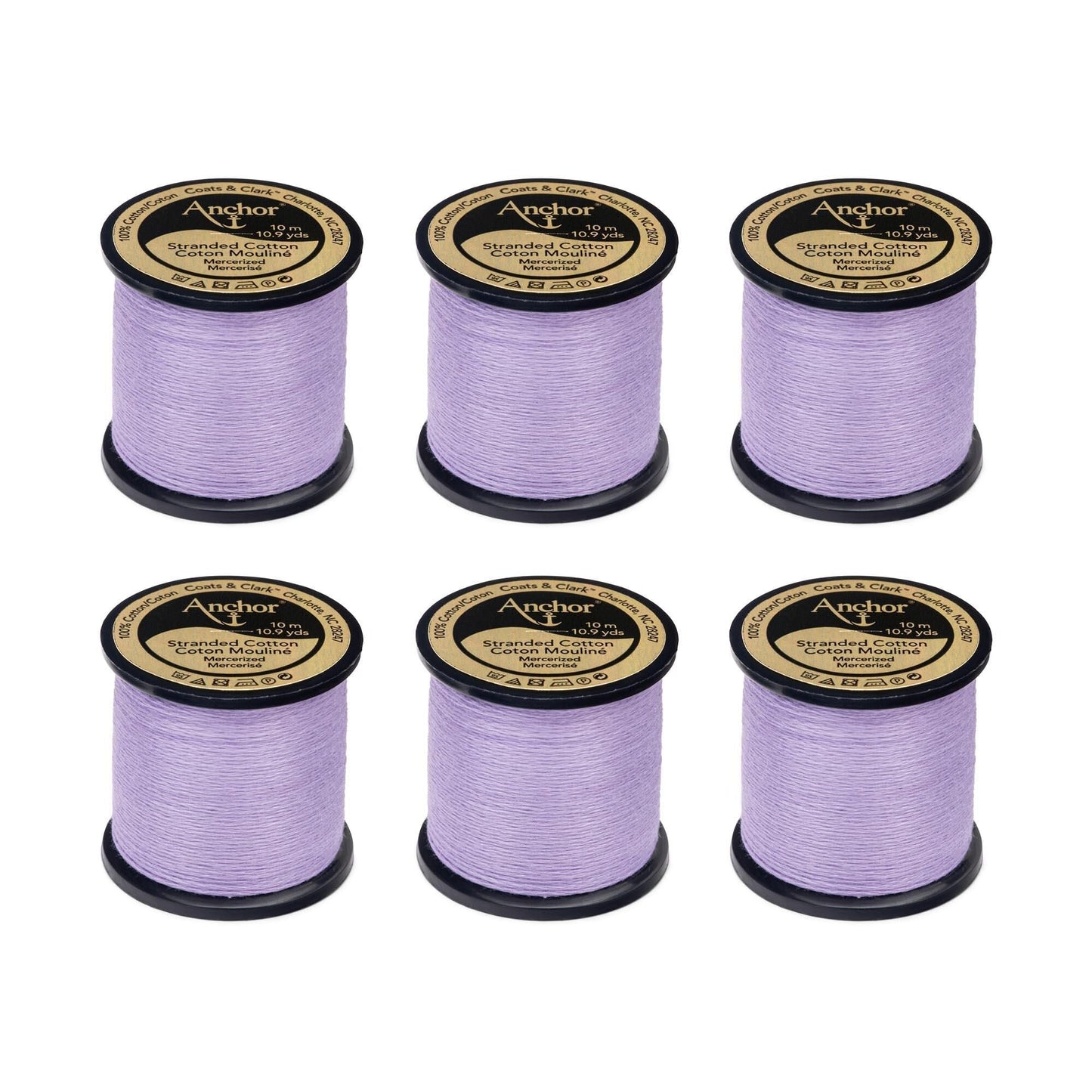 Anchor Spooled Floss 10 Meters (6 Pack) - Clearance shades
