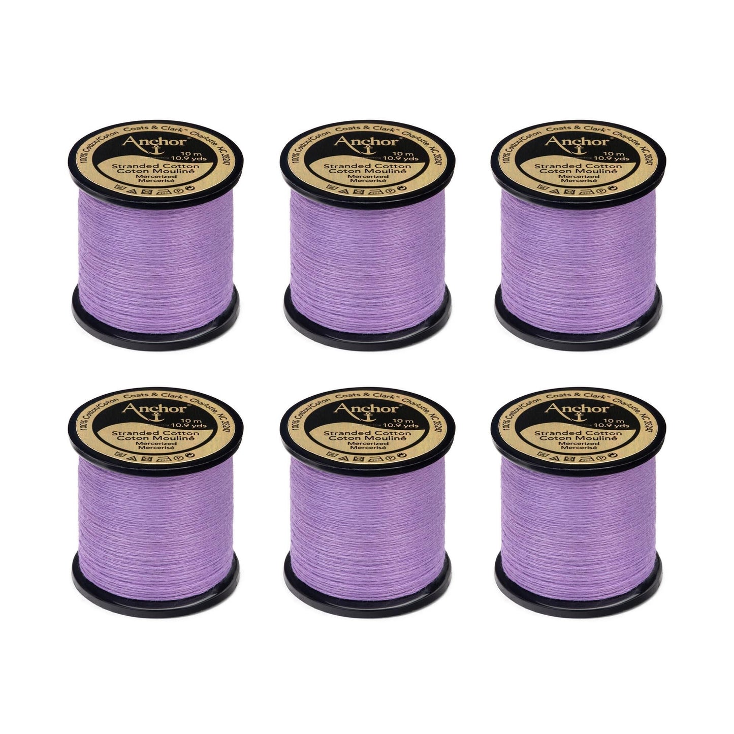 Anchor Spooled Floss 10 Meters (6 Pack) - Clearance shades