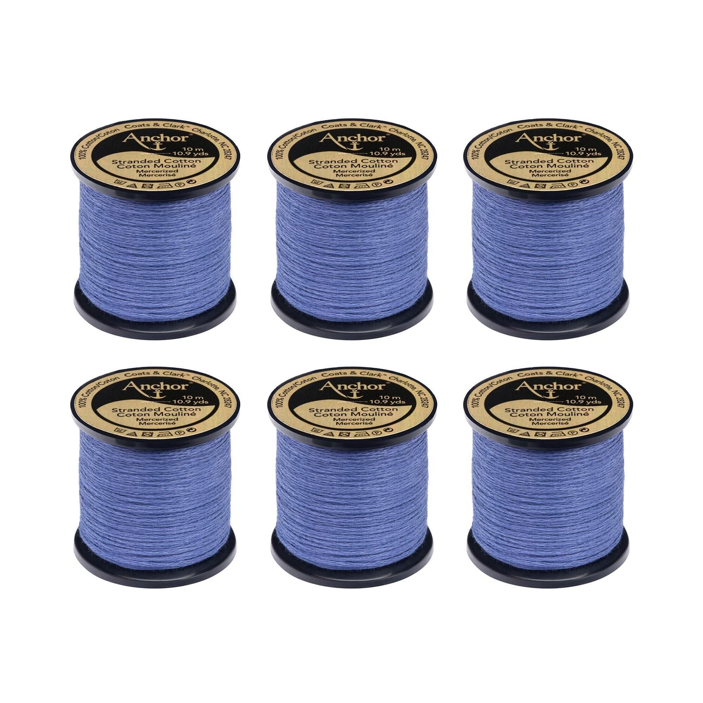 Anchor Spooled Floss 10 Meters (6 Pack) - Clearance shades