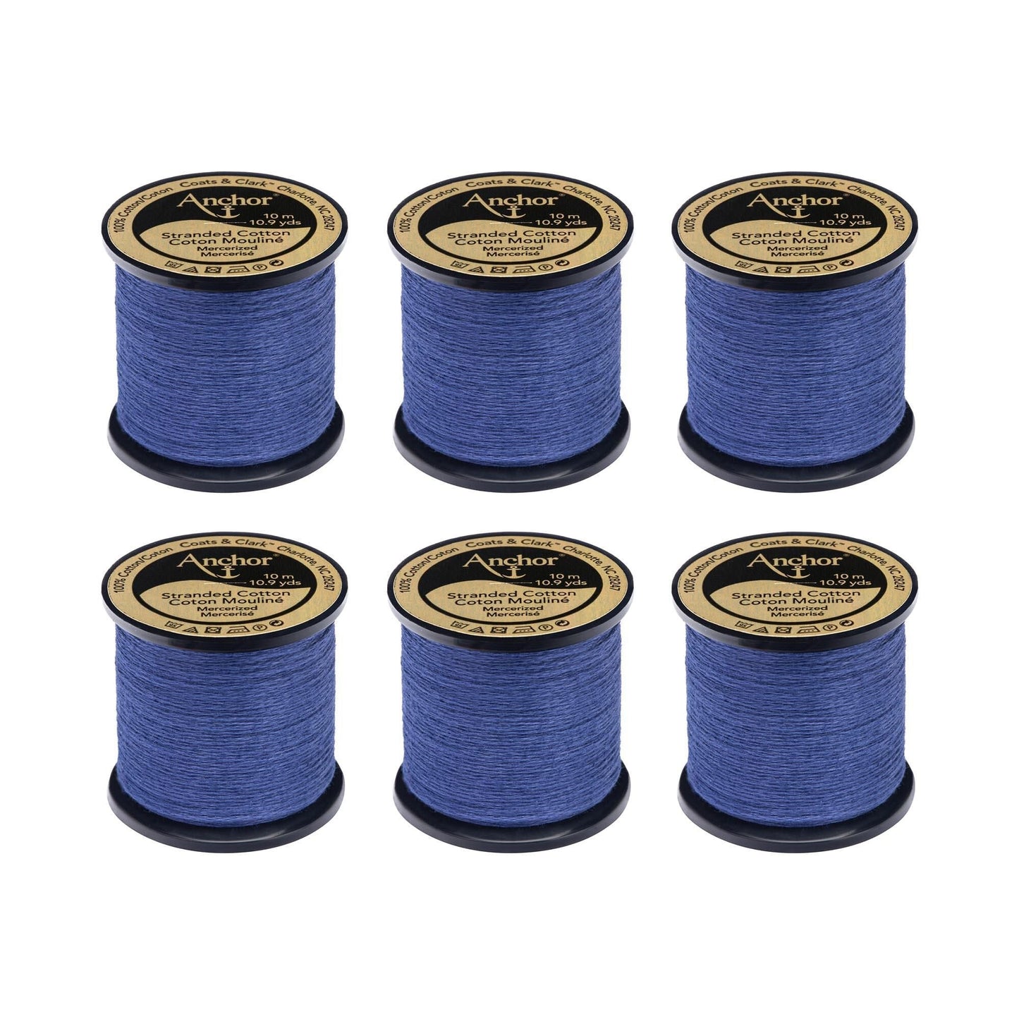Anchor Spooled Floss 10 Meters (6 Pack) - Clearance shades