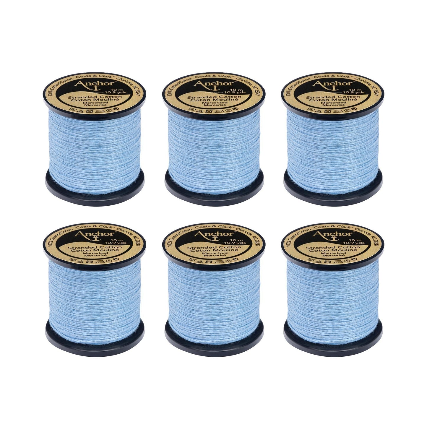 Anchor Spooled Floss 10 Meters (6 Pack) - Clearance shades