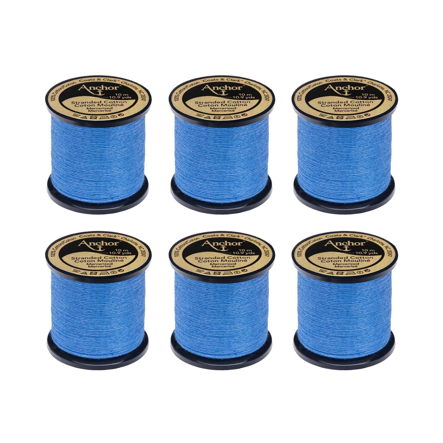 Anchor Spooled Floss 10 Meters (6 Pack) - Clearance shades