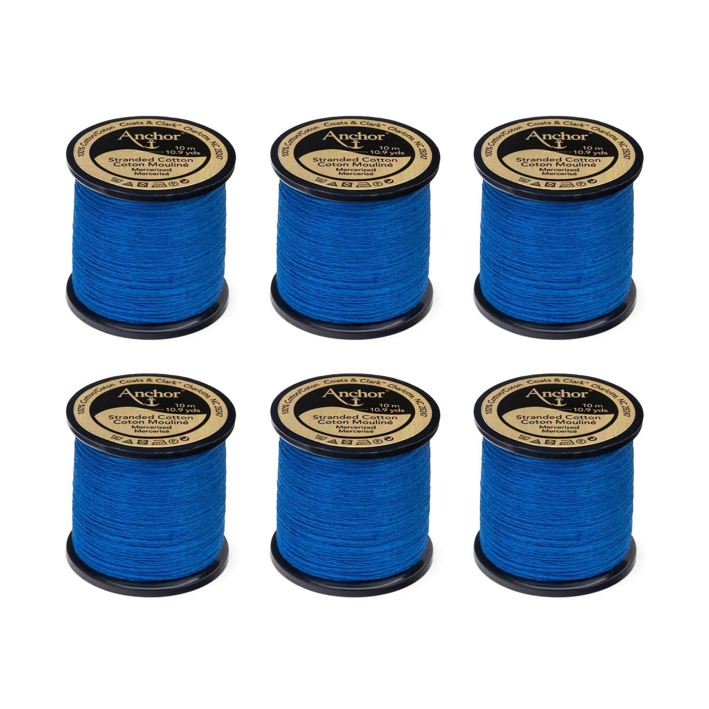 Anchor Spooled Floss 10 Meters (6 Pack) - Clearance shades