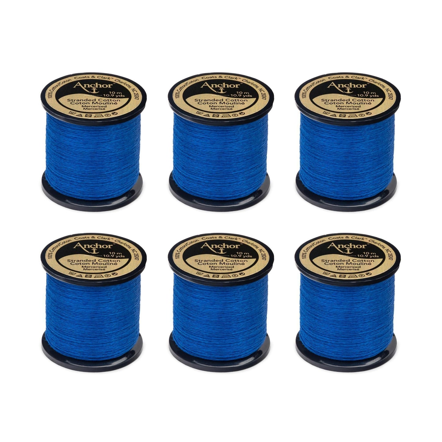Anchor Spooled Floss 10 Meters (6 Pack) - Clearance shades