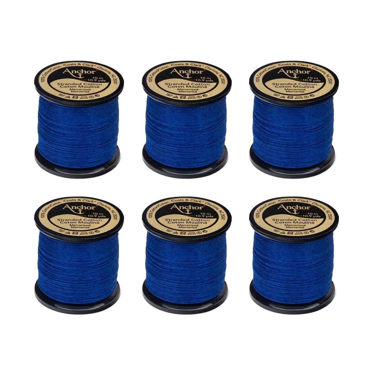 Anchor Spooled Floss 10 Meters (6 Pack) - Clearance shades