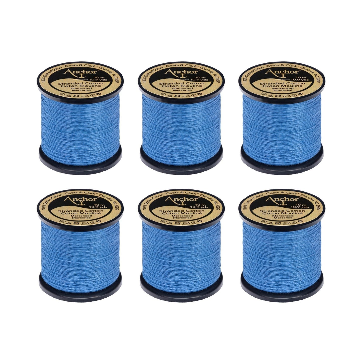 Anchor Spooled Floss 10 Meters (6 Pack) - Clearance shades