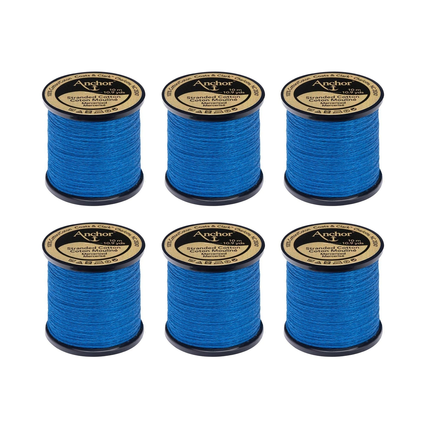 Anchor Spooled Floss 10 Meters (6 Pack) - Clearance shades