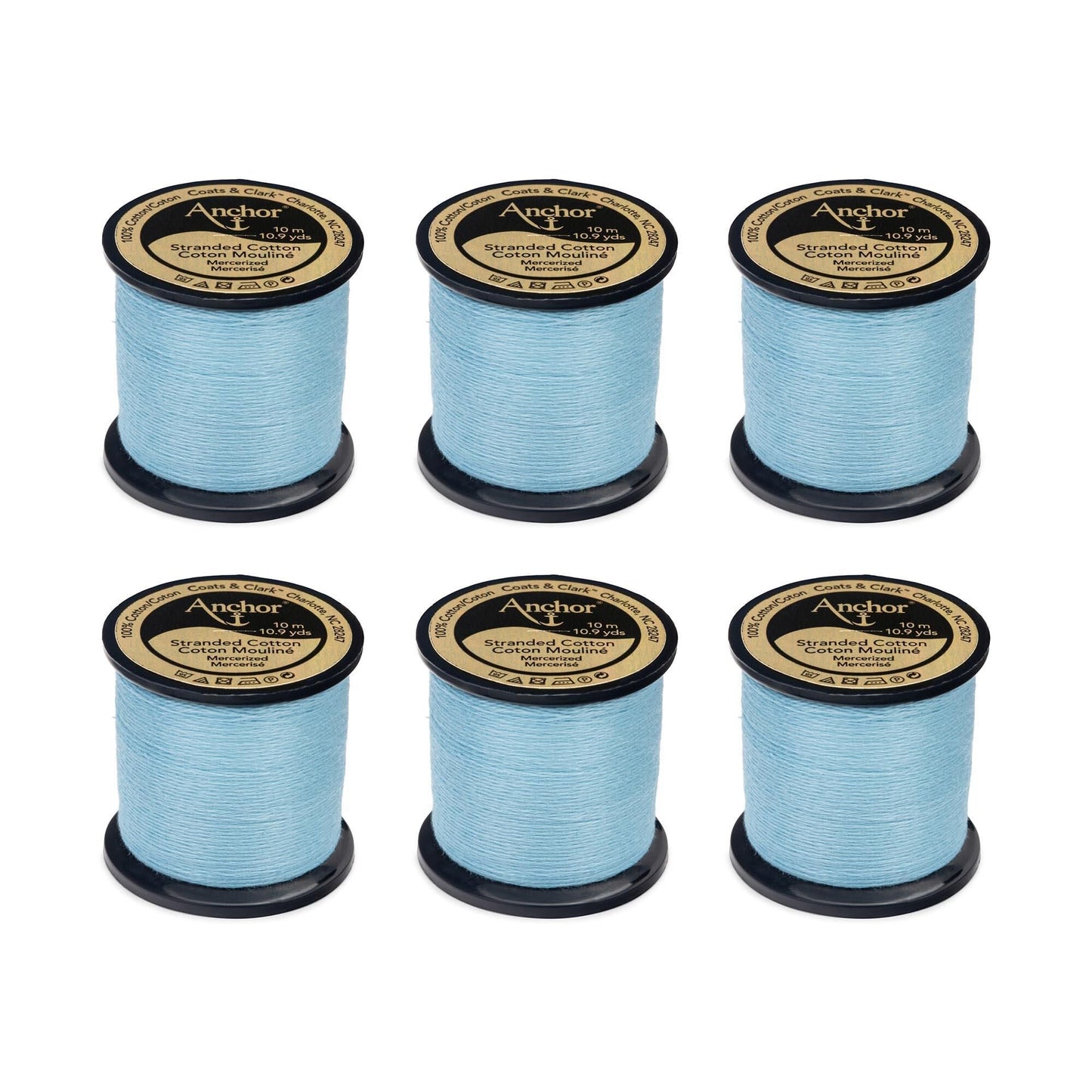 Anchor Spooled Floss 10 Meters (6 Pack) - Clearance shades